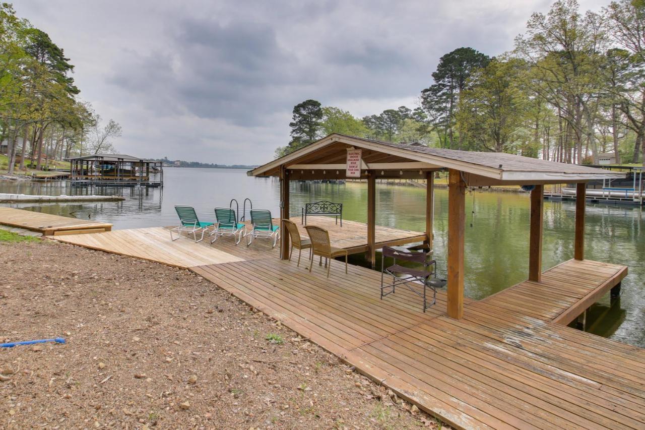 فيلا Cozy Lake Cabin With Dock In Hot Springs Natl Park Lake Hamilton المظهر الخارجي الصورة