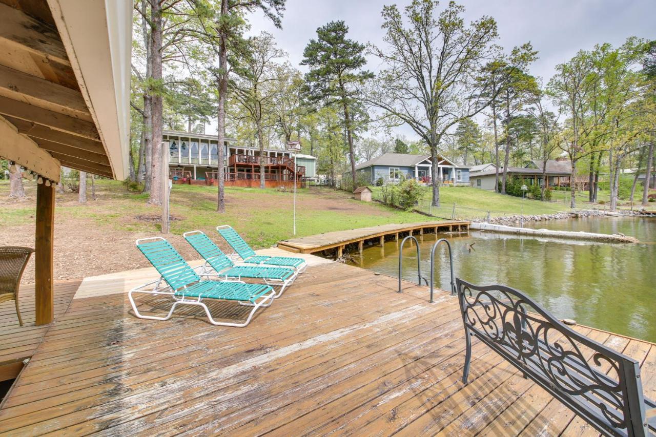 فيلا Cozy Lake Cabin With Dock In Hot Springs Natl Park Lake Hamilton المظهر الخارجي الصورة